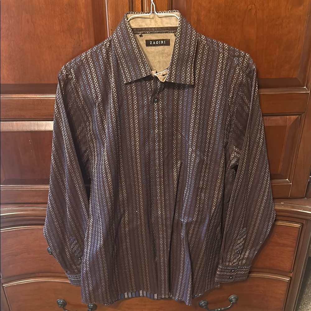 Zagiri Brown Patterned Jacket